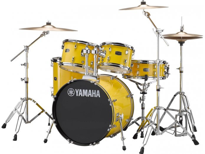 Yamaha Rydeen Studio trumset - inkl. hrdvarupaket och bassnger - Mellow Yellow