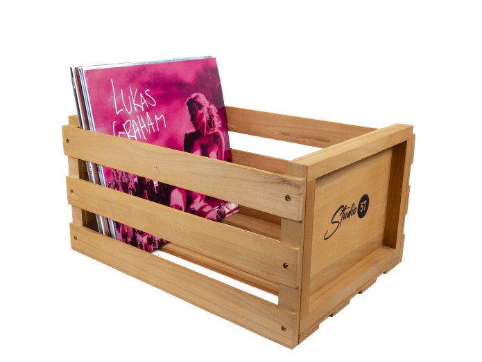 Studio 57 Vinyl record storage box (Wood)