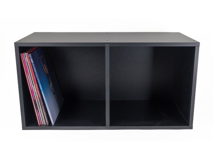 Studio 57 Vinyl Record Storage Shelf (Double, Black)