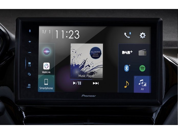 Pioneer SPH-EVO82DAB-208 Apple CarPlay, DAB Radio og Bluetooth