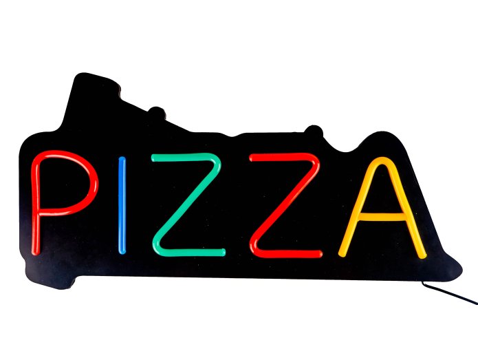 Neonskylt "Pizza" (60cm)