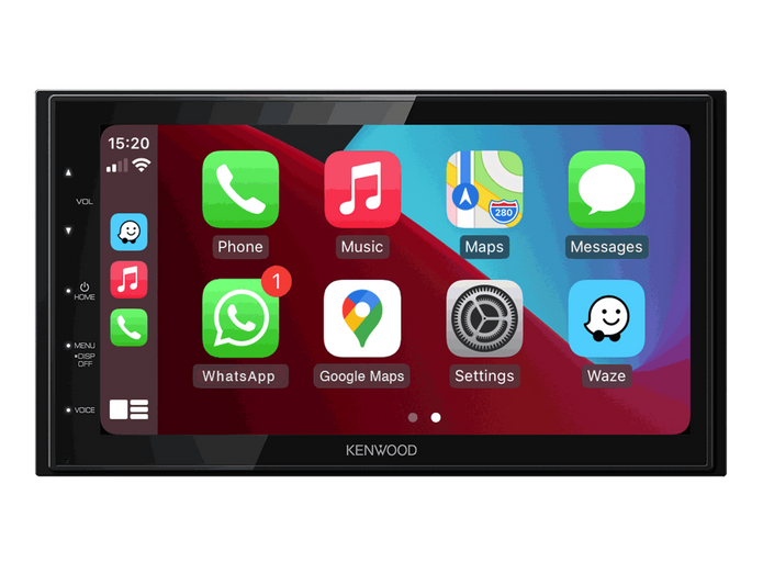 Kenwood DMX5020DABS Apple CarPlay, DAB+, Android Auto og Bluetooth