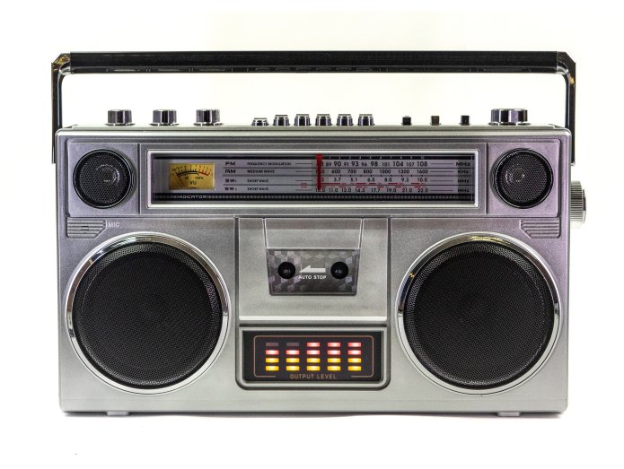 Studio 57 Boombox (Bluetooth) Silver