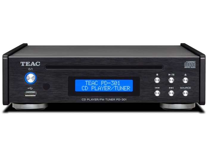 TEAC PD-301DAB-X/B, DAB+/FM og CD Afspiller (Sort)