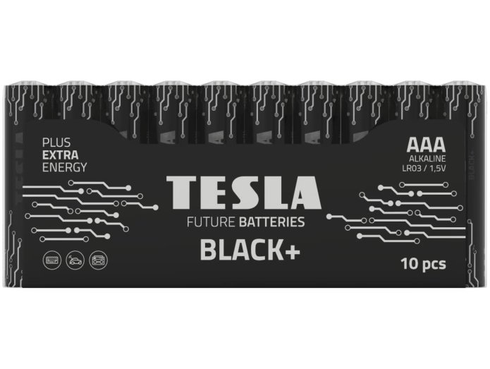 Tesla Black+ AAA Batterier (10 stk)