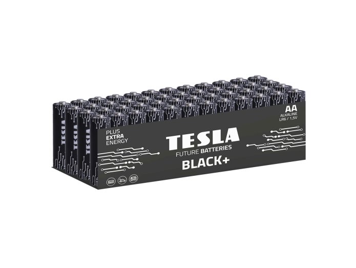 Tesla Black+ AA Batterier (48 stk)