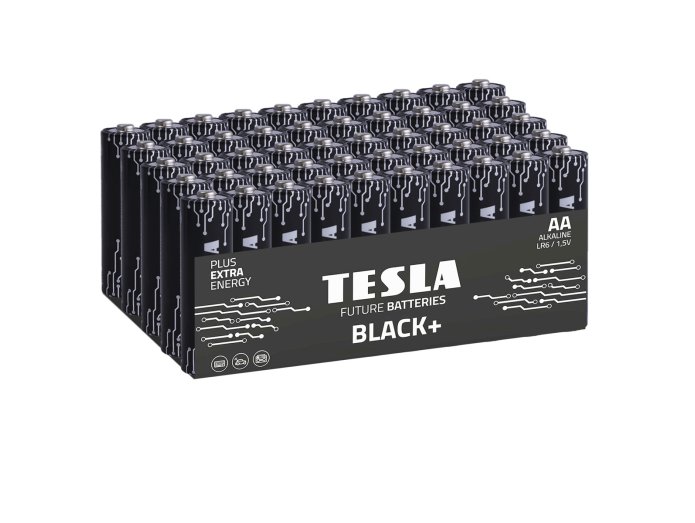 Tesla Black+ AA Paristot (50 kpl)