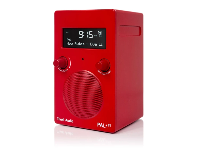 Tivoli Audio PAL+DAB+Bluetooth Højtaler (Rød)