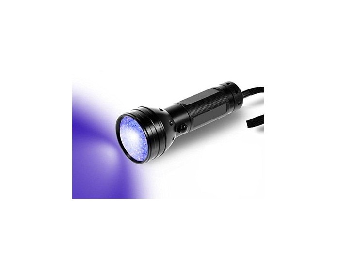 UV Lommelygte m. 51 LED dioder