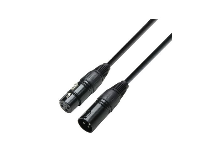 DMX Cable XLR Male 3 Pole to XLR Female 3 Pole (20m)