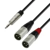 Y-split cable Minijack to XLR male (3m)