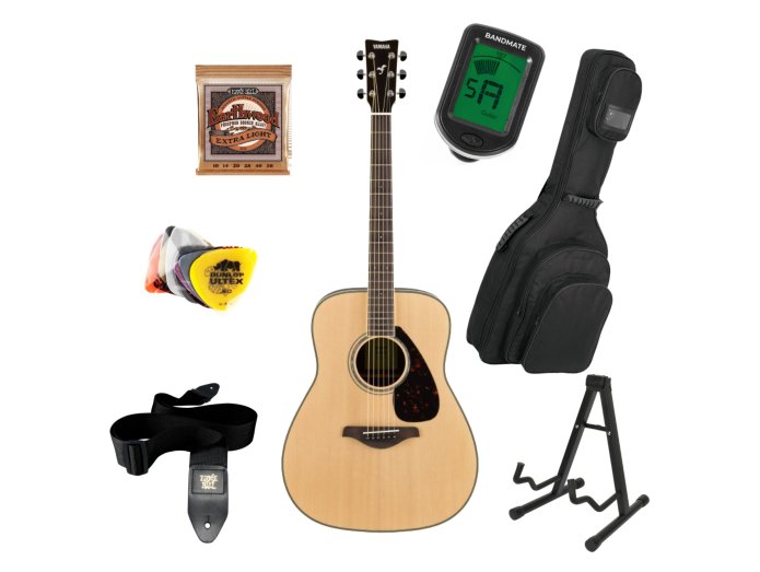 Yamaha FG830 NT Starter Kit (Natural)