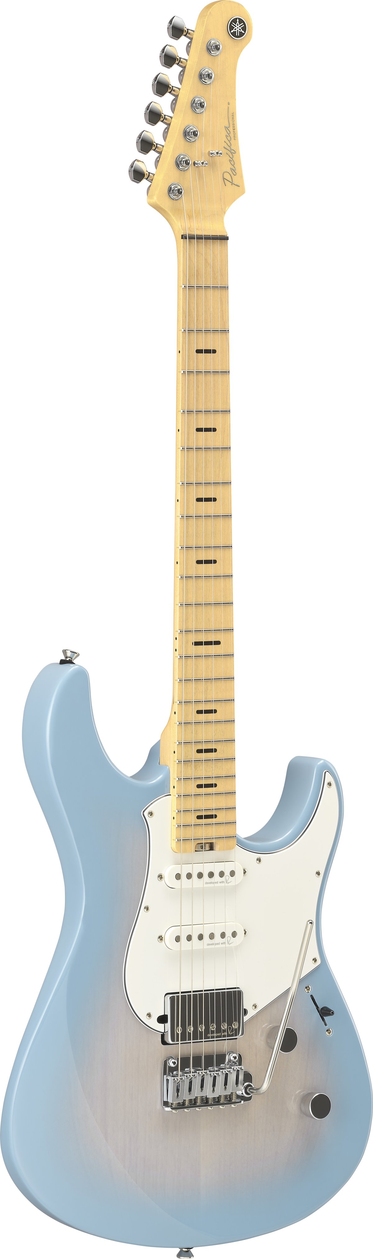 Yamaha Pacifica Pro PACP12M Electric Guitar (Maple, Beach Blue Burst ...