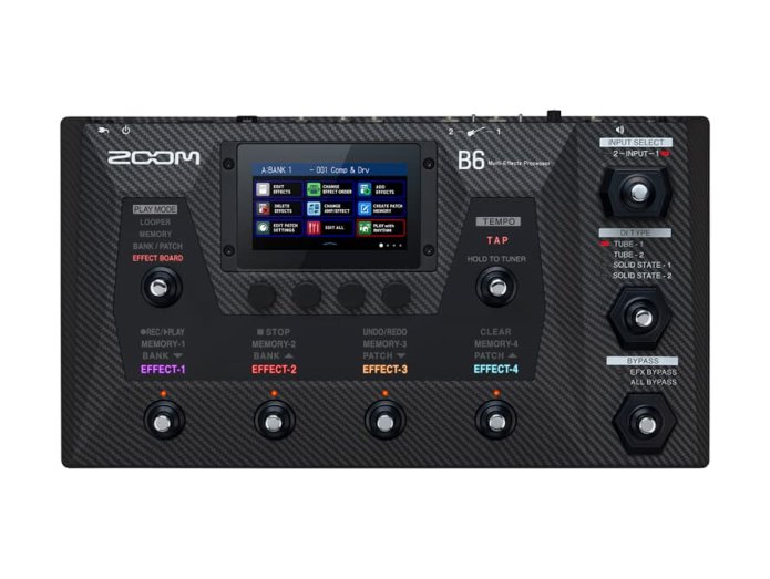 Zoom B6 Bas Multieffekt