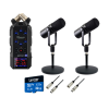 Zoom H6e Essential Podcast Package (2 people)