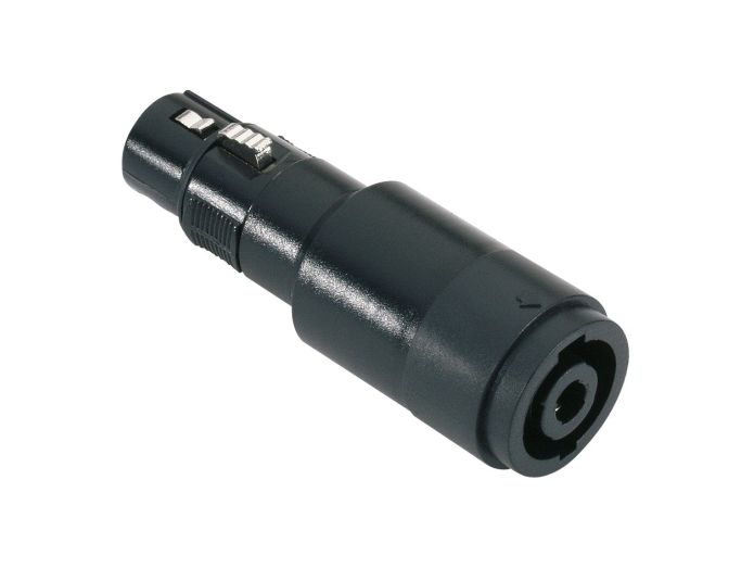 Adapter Audio Plug Speakon 4-pin chassi för XLR hona