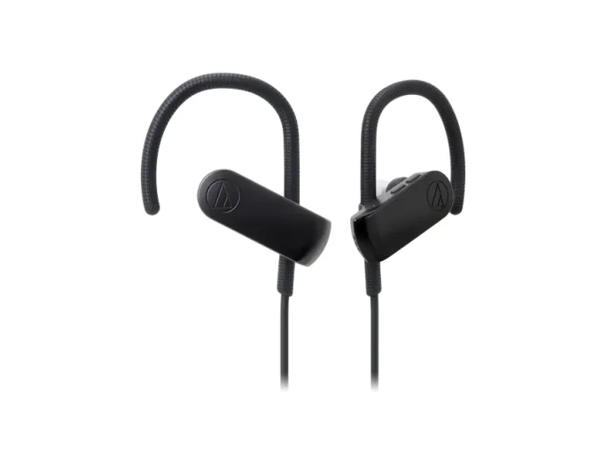 Audio-Technica ATH-SPORT50BTBK SonicSport Trådløse In-Ear Hovedtelefoner (Sort)
