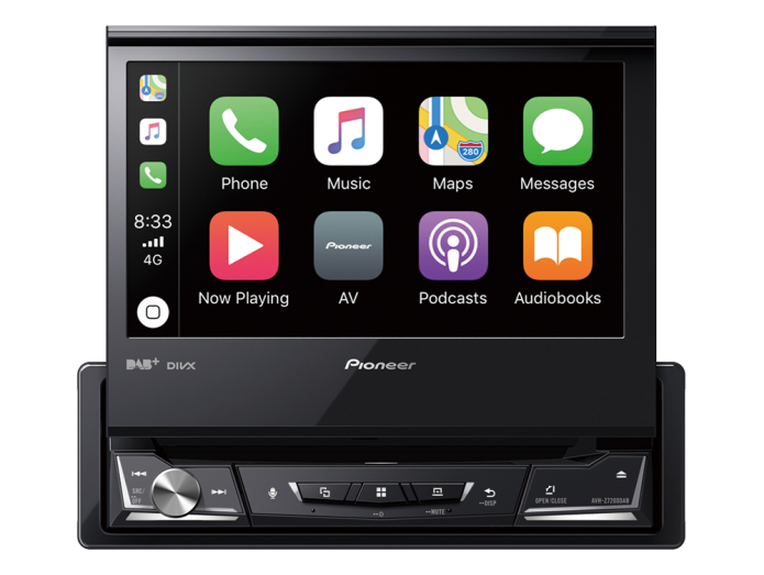 Pioneer AVH-Z7200DAB Apple CarPlay, Bluetooth og USB