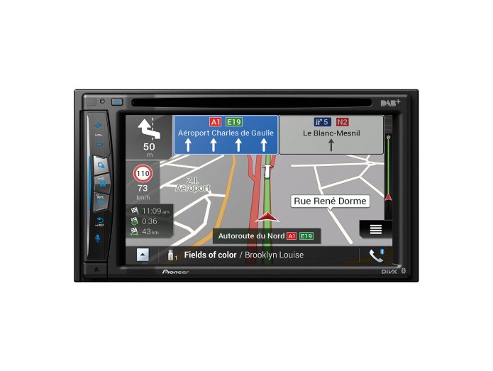 Pioneer AVIC-Z730DAB GPS Navigation, Trdls CarPlay og Bluetooth