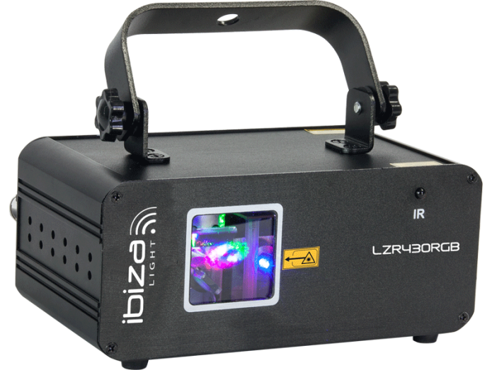Ibiza LZR 430 RGB Laserlys