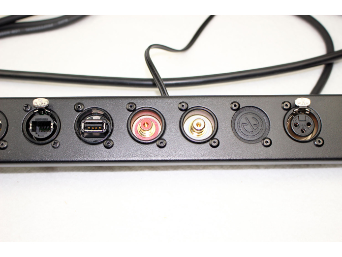 Custom Plug Panel MK3 for DJ Desk