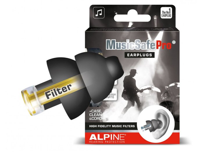 Alpine MusicSafe Pro Black earplugs
