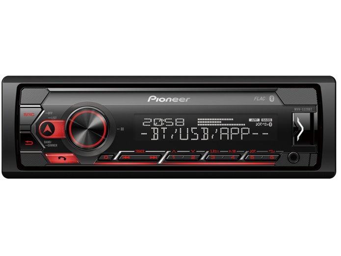Pioneer MVH-S320BT Bilradio m. Bluetooth/Trådløs Telefoni