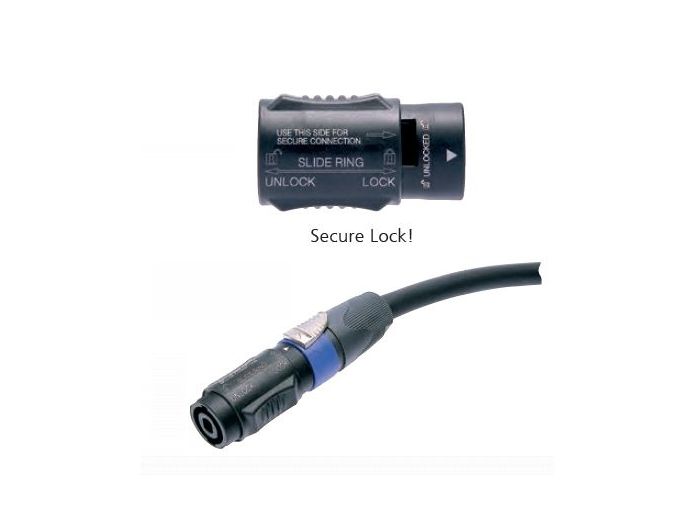 Neutrik NL4MMX Lockable 4-Pole speakON Adapter