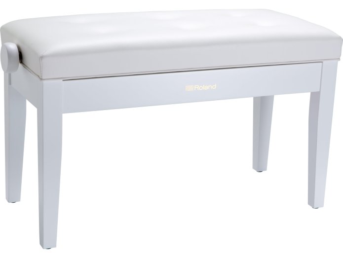 Roland RPB-D300WH double piano bench, white