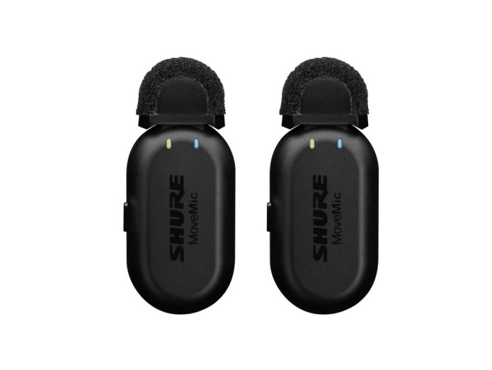 Shure MoveMic Two Bluetooth Mikrofon St (2 Mikrofoner)