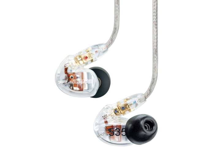 Shure SE535 IEM Headphones (Clear)