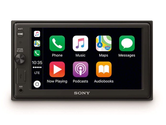 SONY XAV-AX1000 2-DIN Bilstereo m. Bluetooth og Apple Carplay