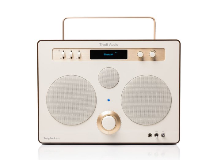 Tivoli Audio Song Book MAX Bluetooth Hjttaler (Creme/Brun)