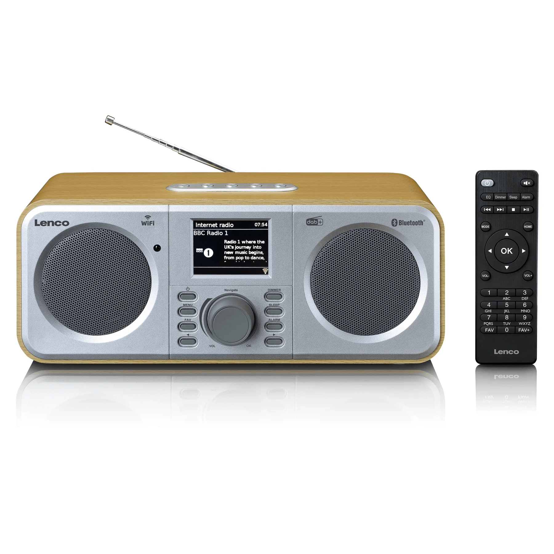 Lenco DIR-141 Internet Radio (Wood) | Buy online now | SoundStoreXL