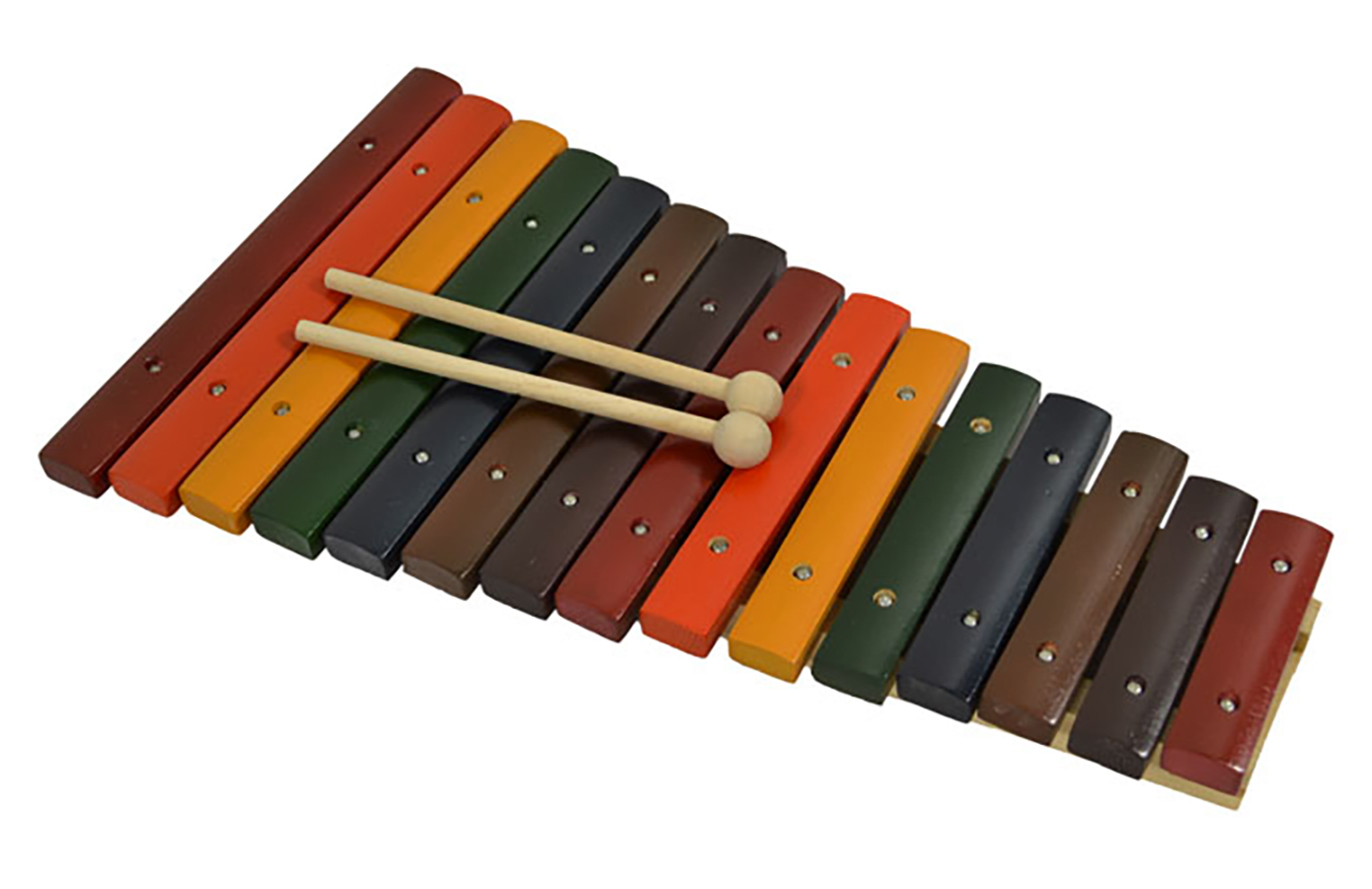 Bryce Music Xylophone, 15 lydplanker
