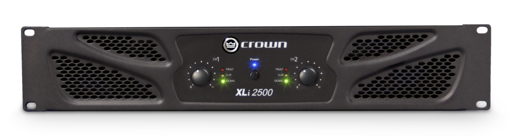 Crown XLi2500 vahvistin 2 x 500 Watt 8 Ohm