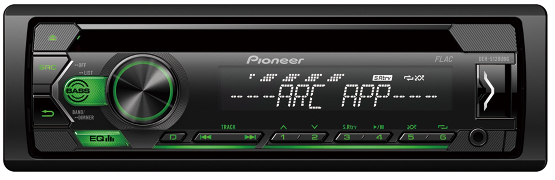 Pioneer DEH-S120UBG 1-DIN Bilstereo m. CD og USB