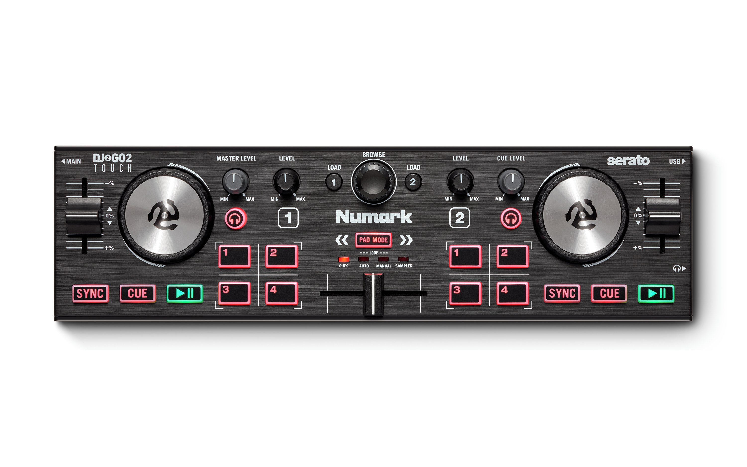Numark DJ2GO-2-Touch DJ -kontroller