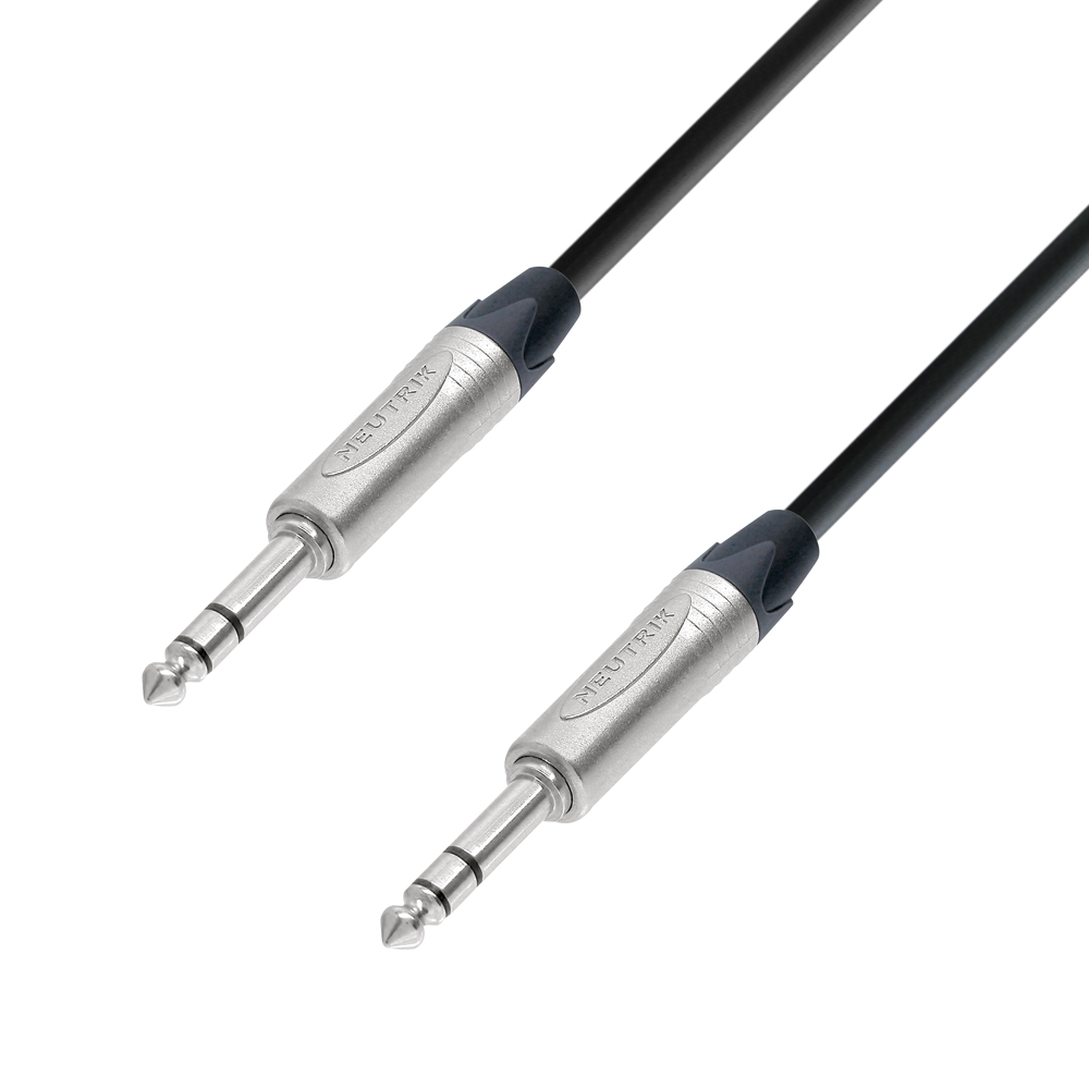 Neutrik Signal Kabel 6.3 mm Jack stereo til 6.3 mm Jack stereo 3 meter