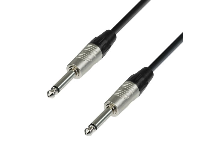 Adam Hall Cables 4 Star Serie - Instrument Cable REAN 6.3 mm Jack mono to 6.3 mm Jack mono 3 m