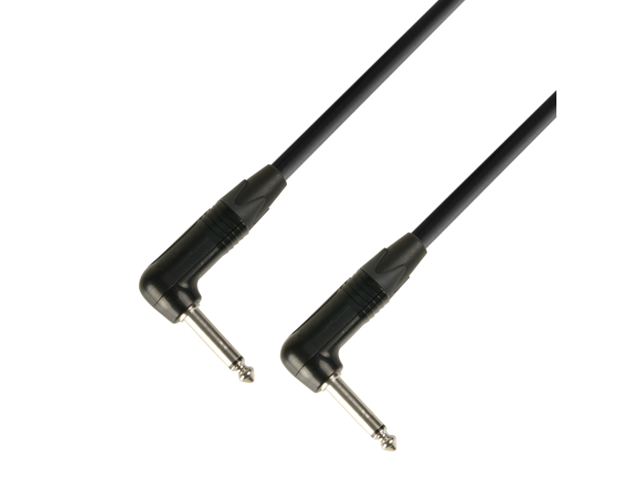 Neutrik Instrument Cable 6.3 mm Angle Jack mono to 6.3 mm Angle Jack mono