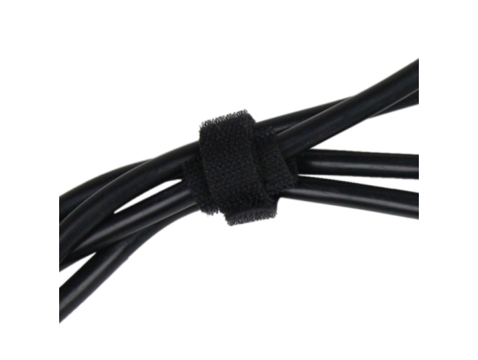 Kabelband kardborrekrok och ögla 300 mm (10 st.)