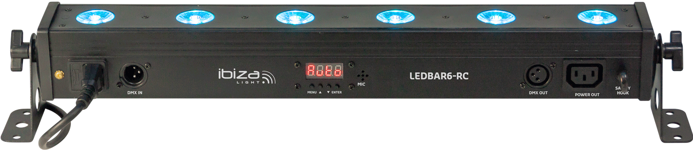 Ibiza LED bar X6-RGBW