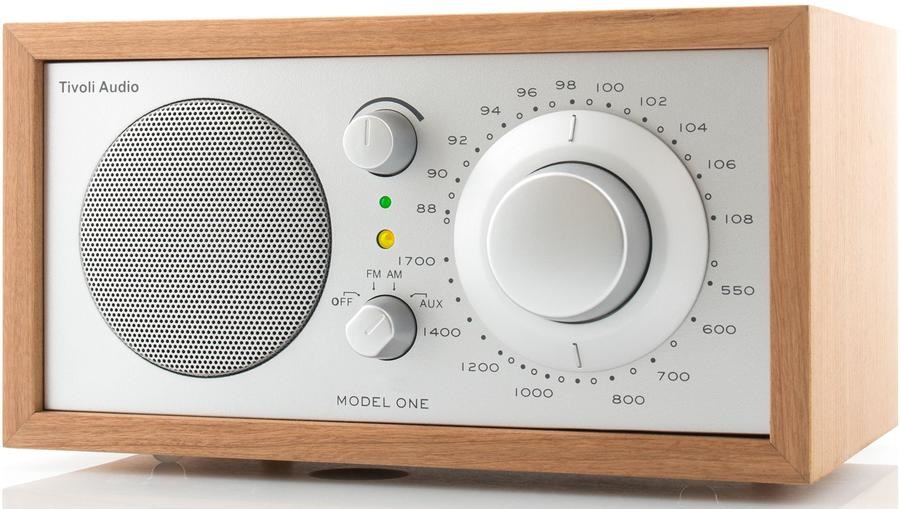 Se Tivoli Audio Model ONE Radio (Kirsebær/Sølv) hos Drum City