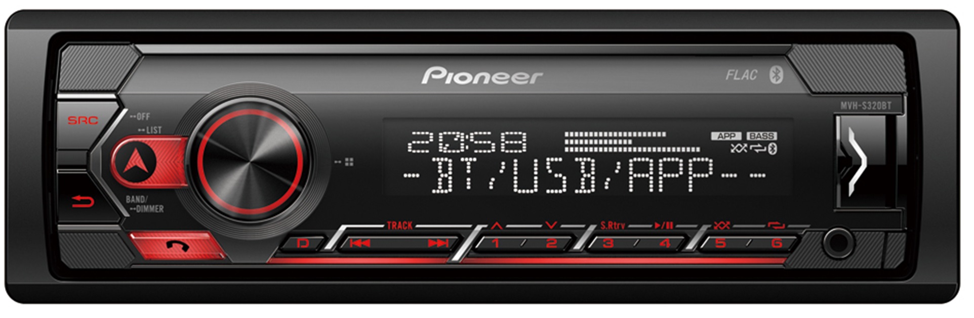 Se Pioneer MVH-S320BT Bilradio m. Bluetooth/Trådløs Telefoni hos Drum City