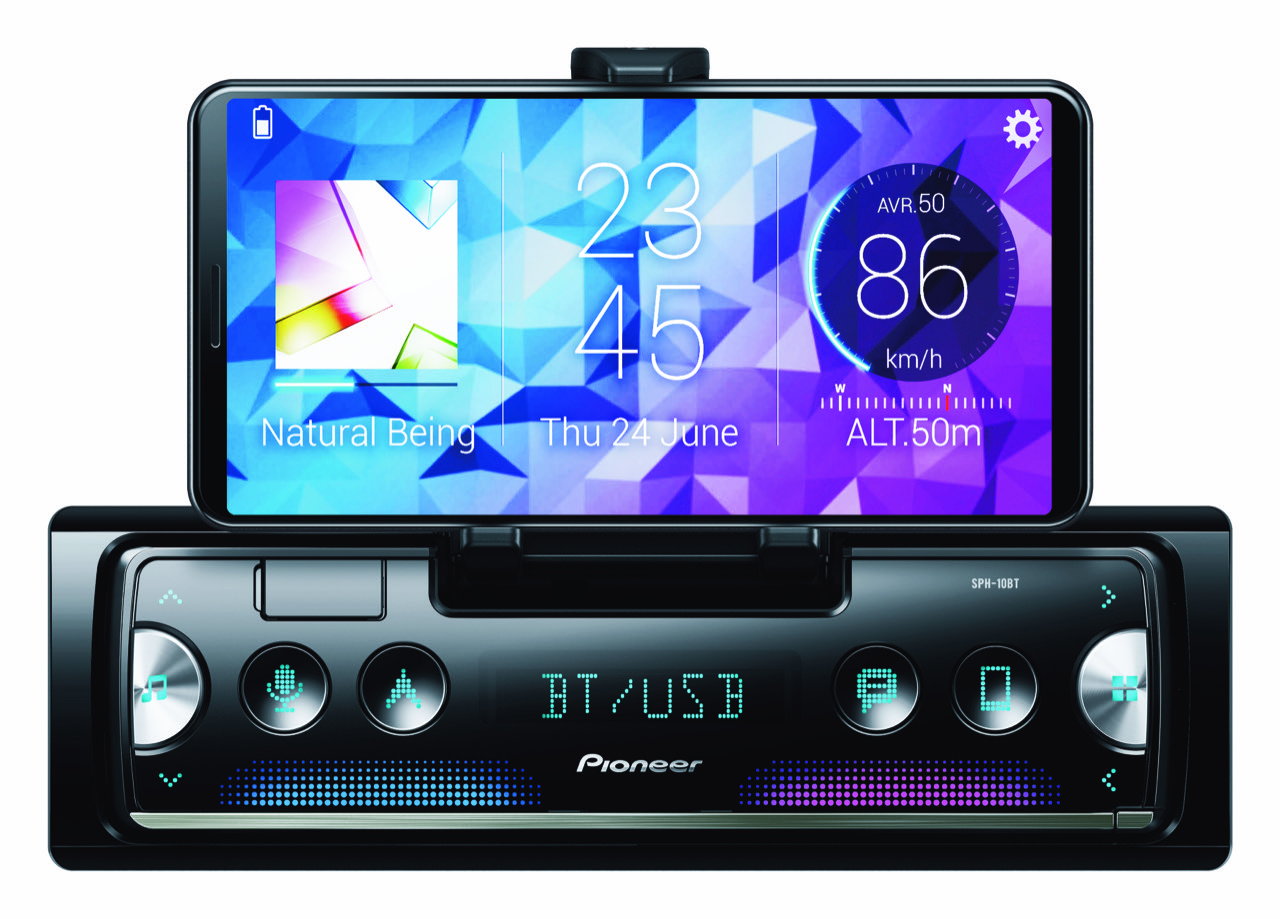 Se Pioneer SPH-10BT Smartphone Receiver m. Bluetooth hos Drum City